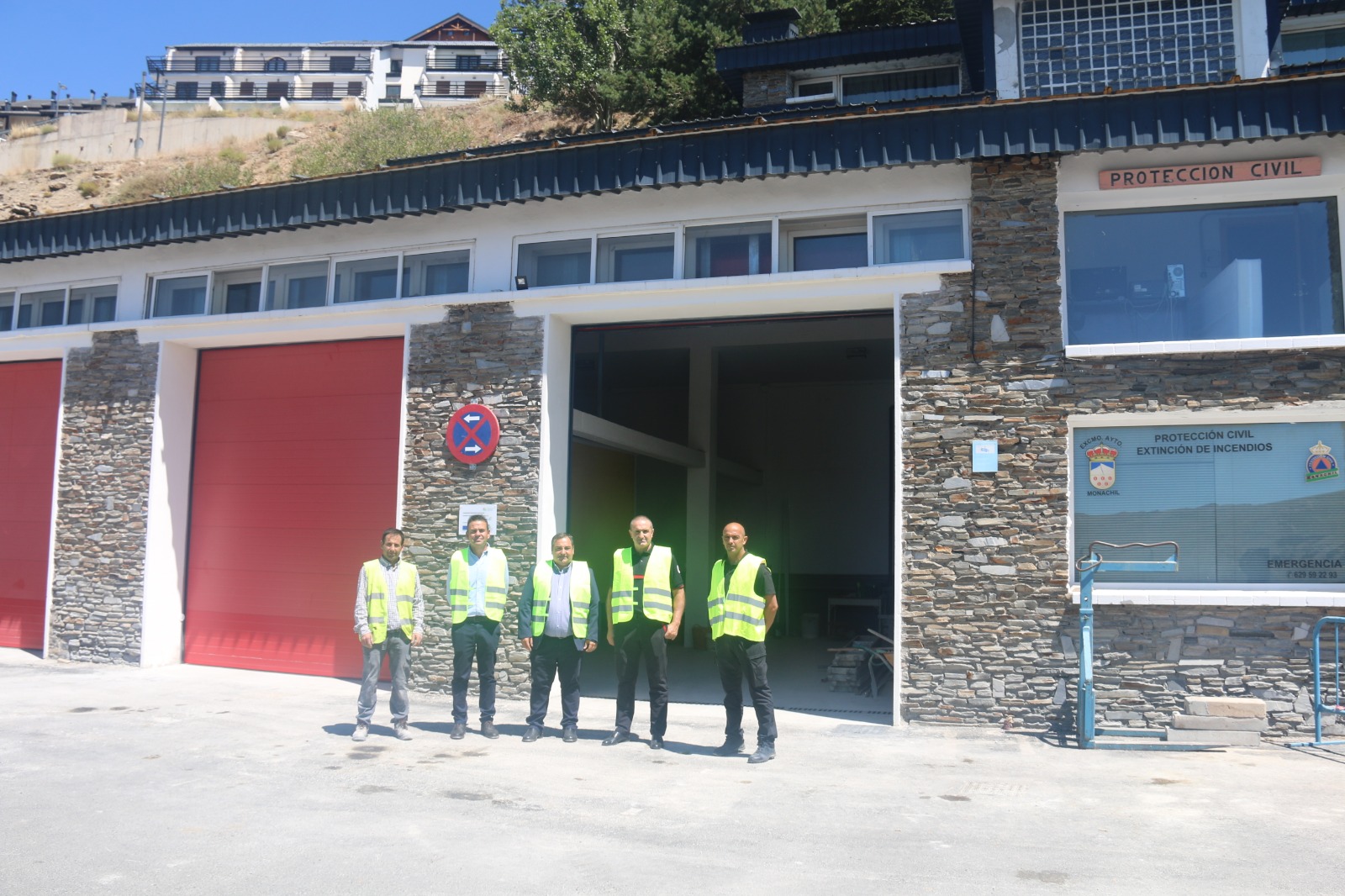 La remodelacin del parque de bomberos de Sierra Nevada finalizar a finales de septiembre